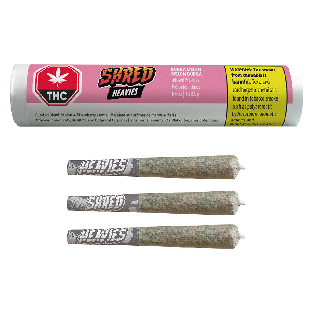 Bubba Melon Heavies Diamond & Disty Infused Pre-Roll - 