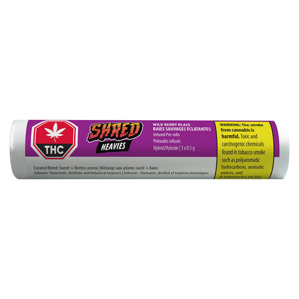 Préroulé infusé Wild Berry Blaze Heavies Diamant & Disty