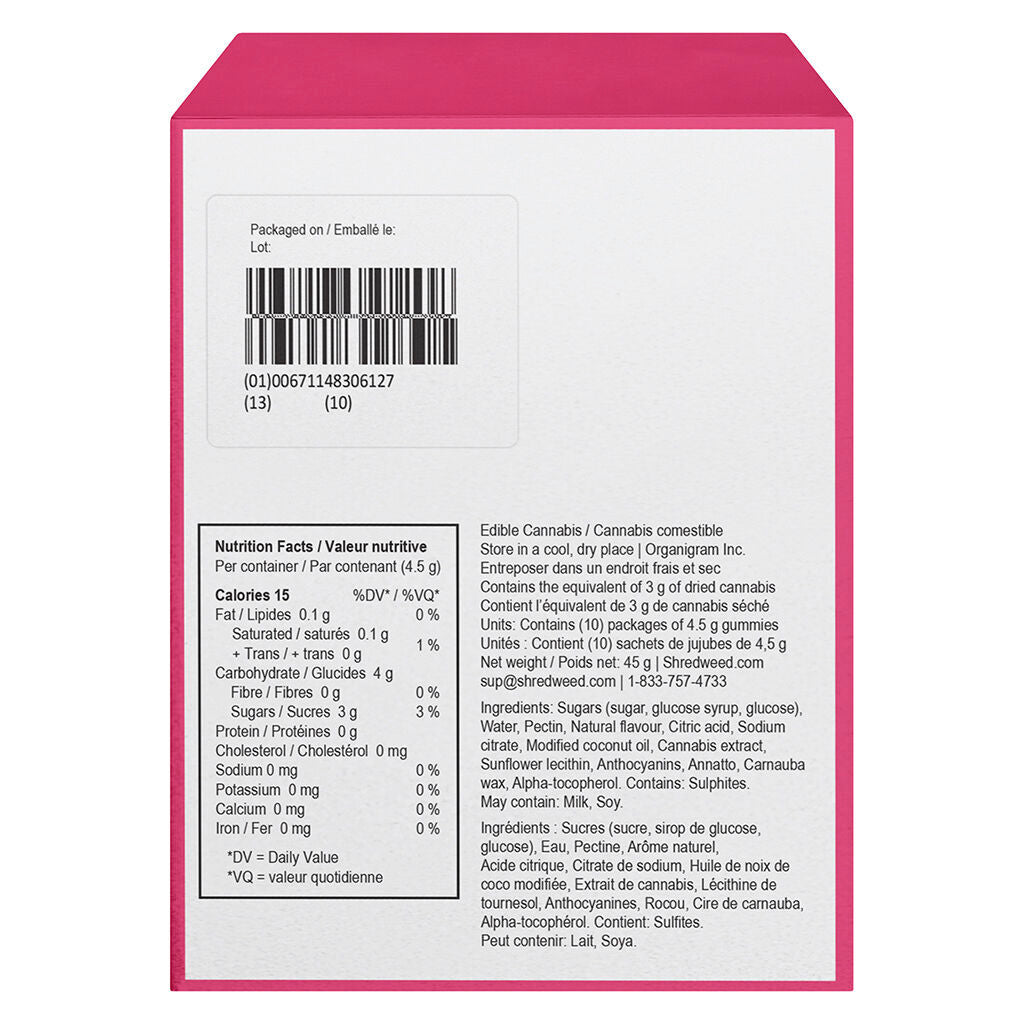 Red Apple Peach MAX10 Party Pack 100 THC Gummies - 