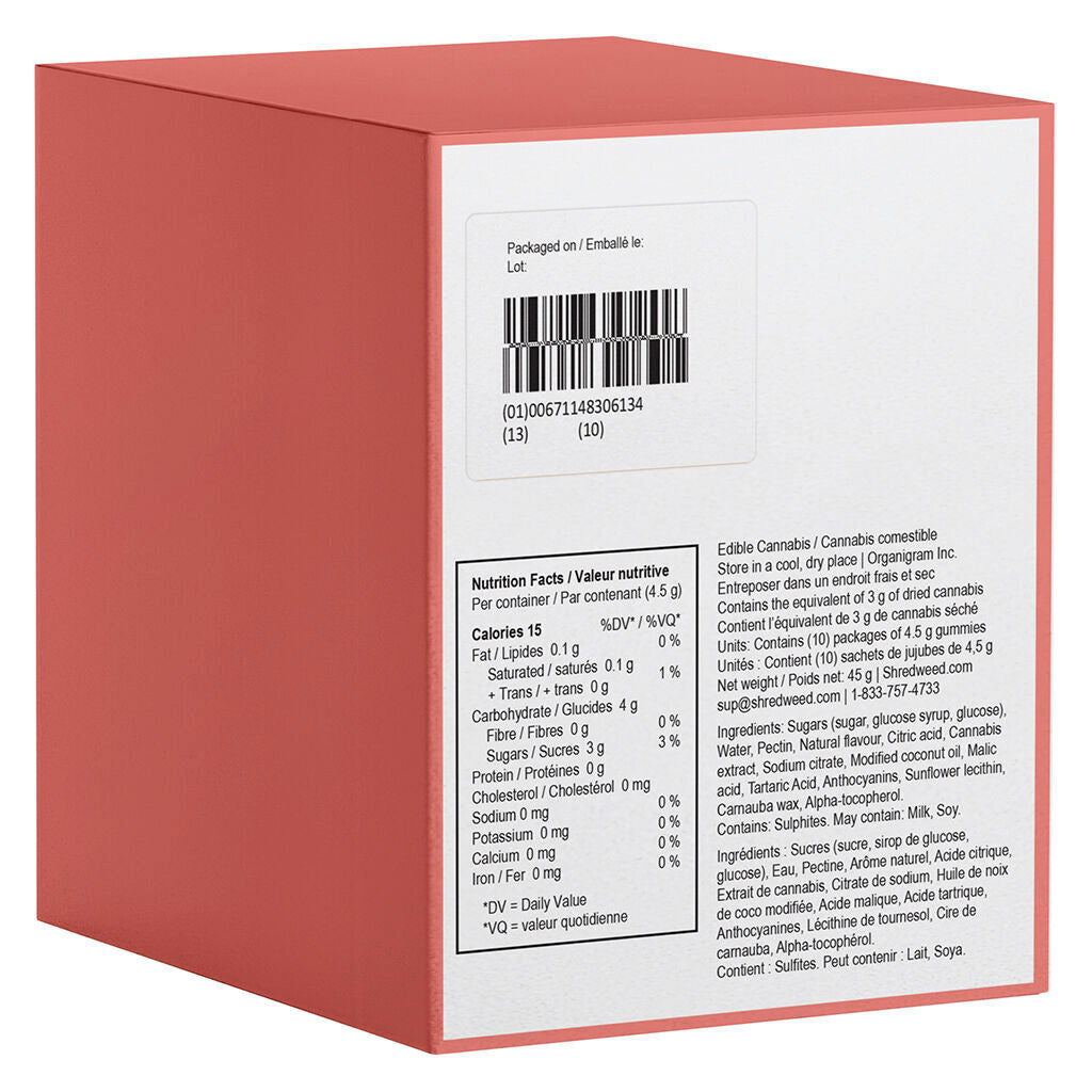 Superberry Lemonade MAX10 Party Pack 100 THC Gummies - 