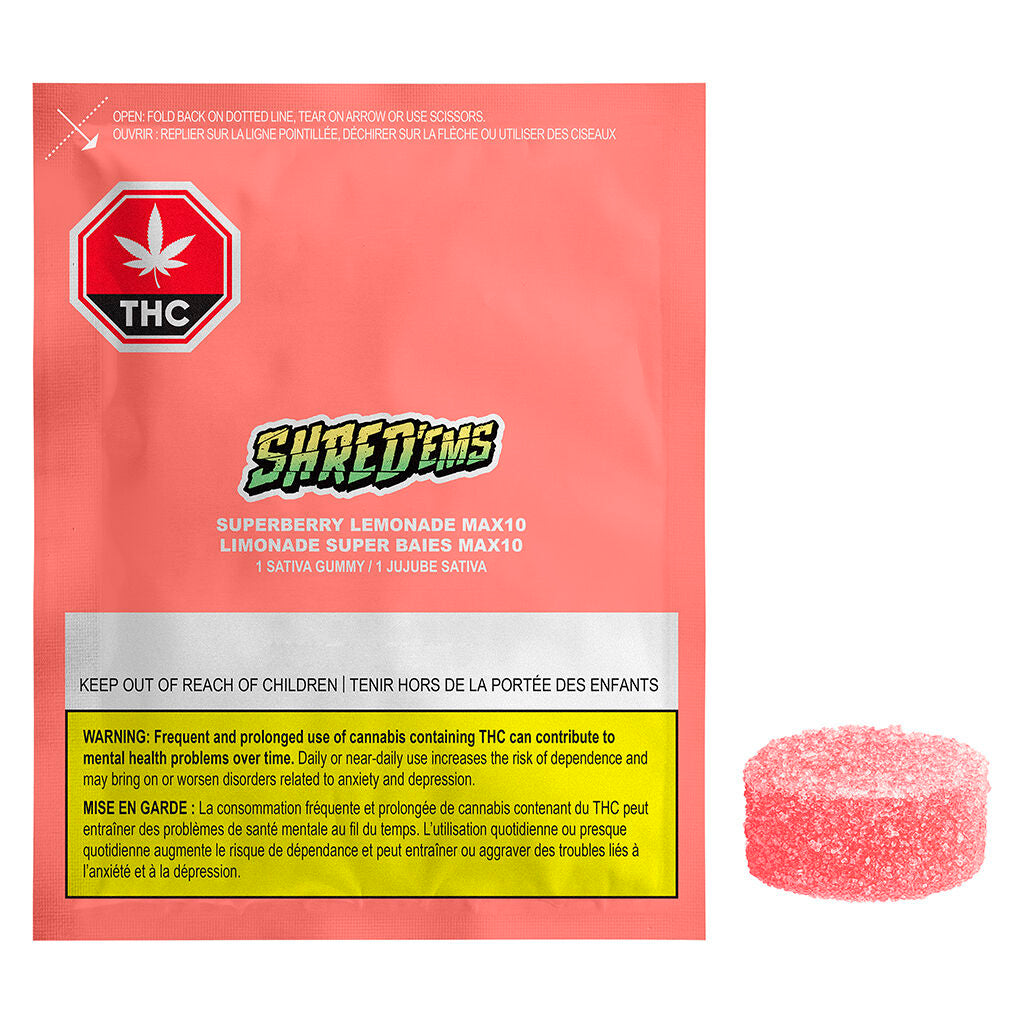 Superberry Lemonade MAX 10 THC Gummy - 