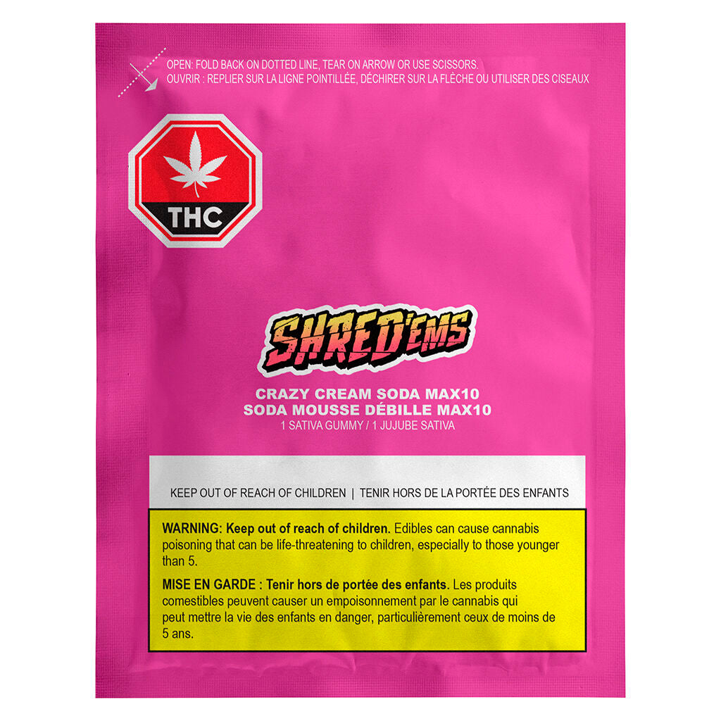 Crazy Cream Soda Party Pack 100 THC Gummies - 