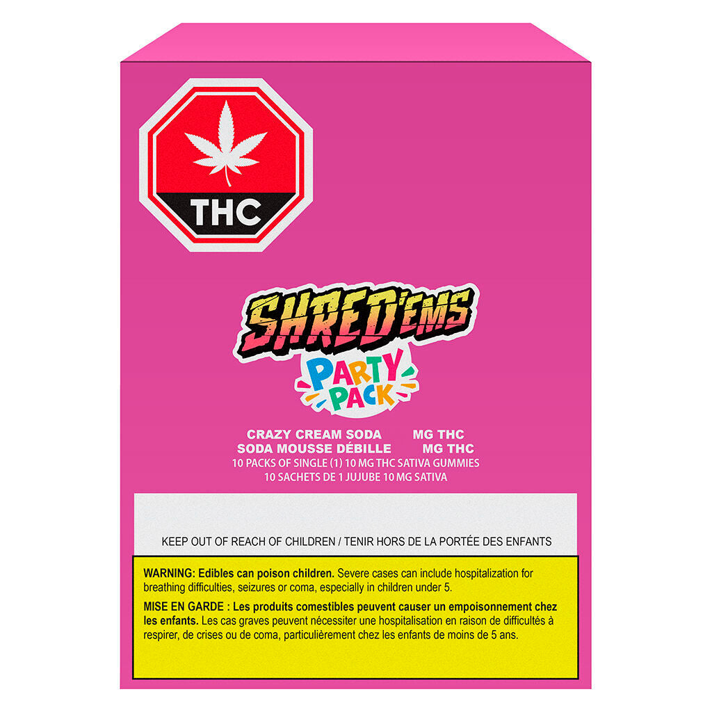 Crazy Cream Soda Party Pack 100 THC Gummies - 