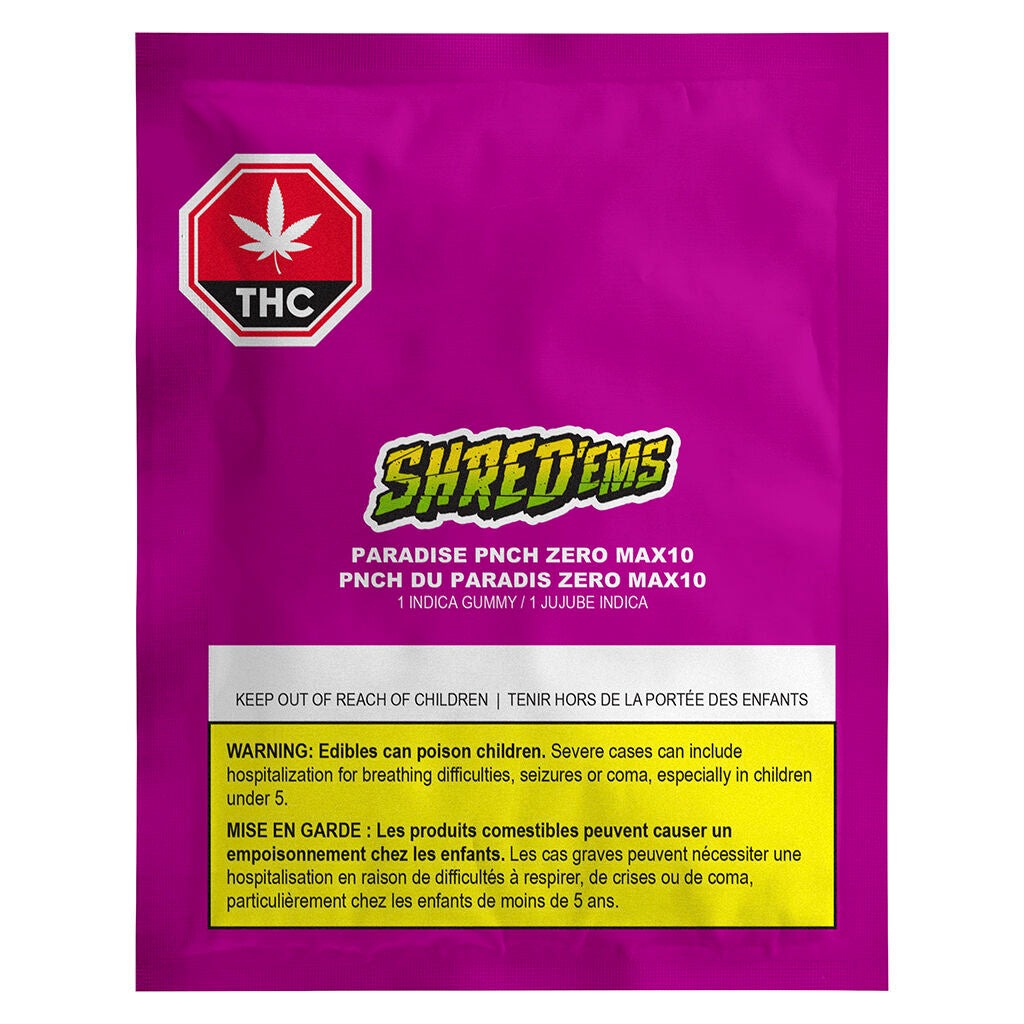 Paradise PNCH ZERO Max10 Party Pack 100 THC Gummies - 