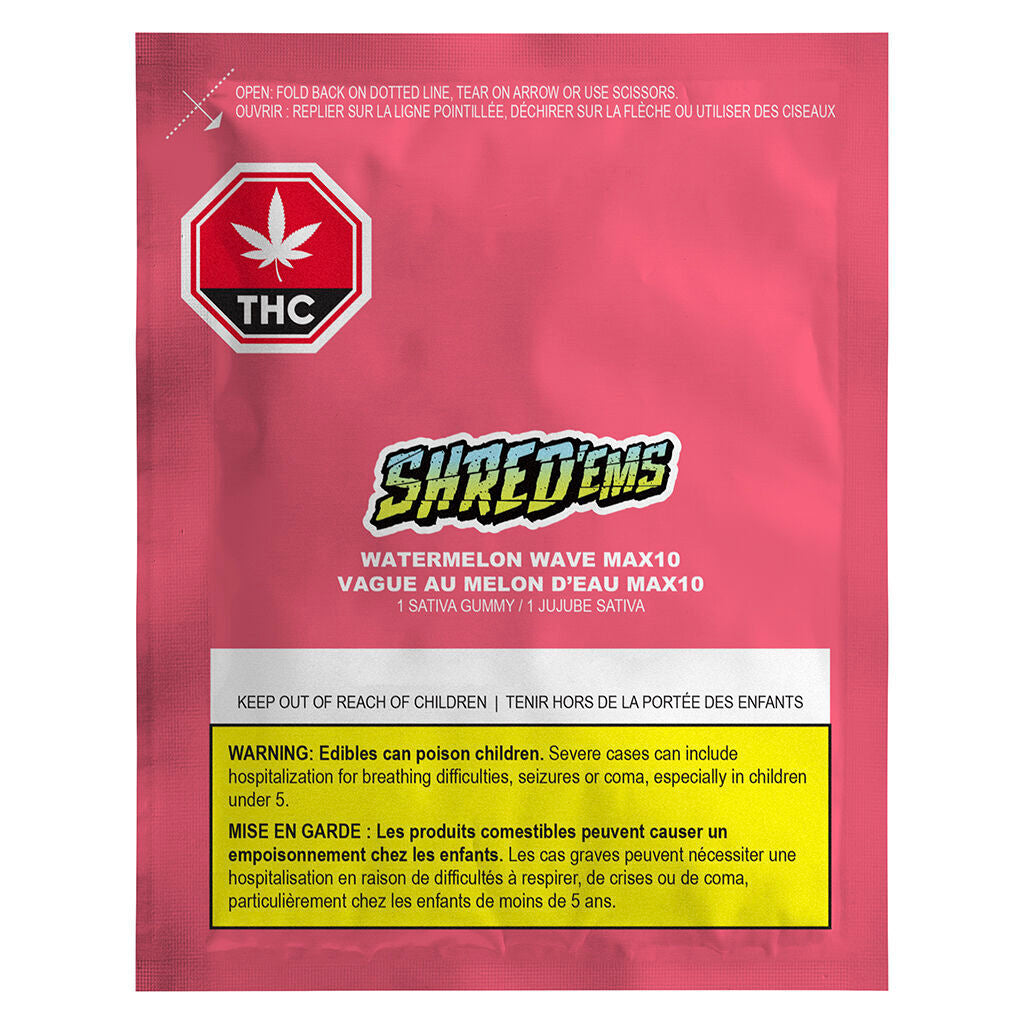 Watermelon Wave MAX10 Mega Pack 500 THC Gummies - 