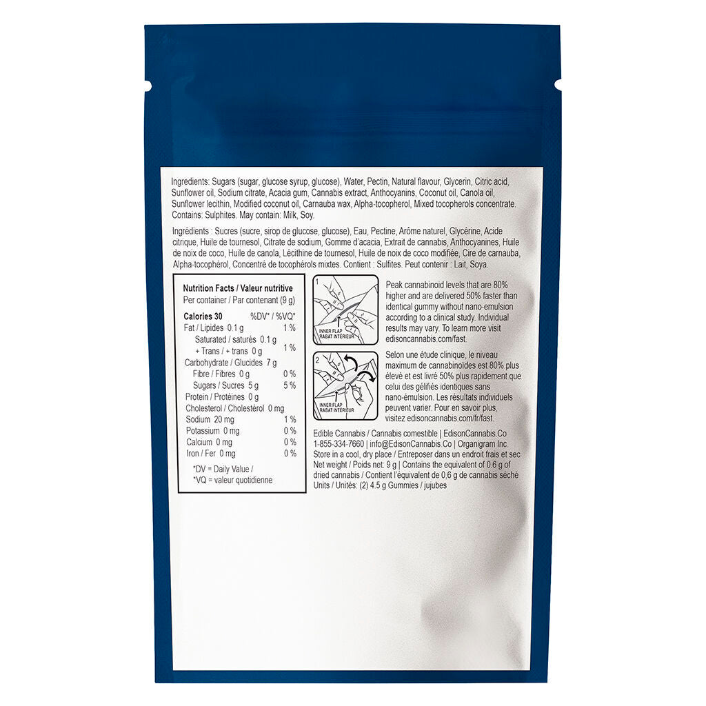 Red Razz Chiller Multi-pack 50 THC:CBD Gummies - 