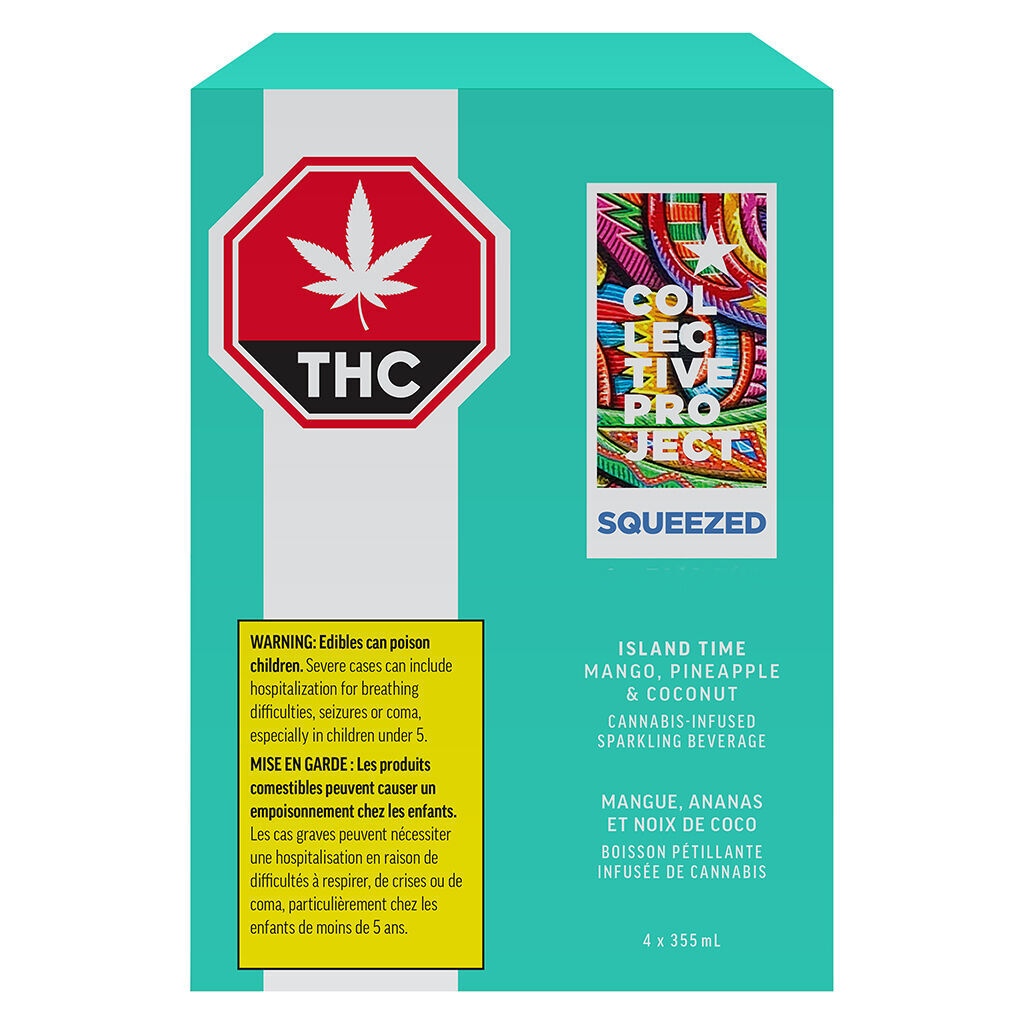 Island Time (Mango Pineapple & Coconut) Sparkling Juice - 