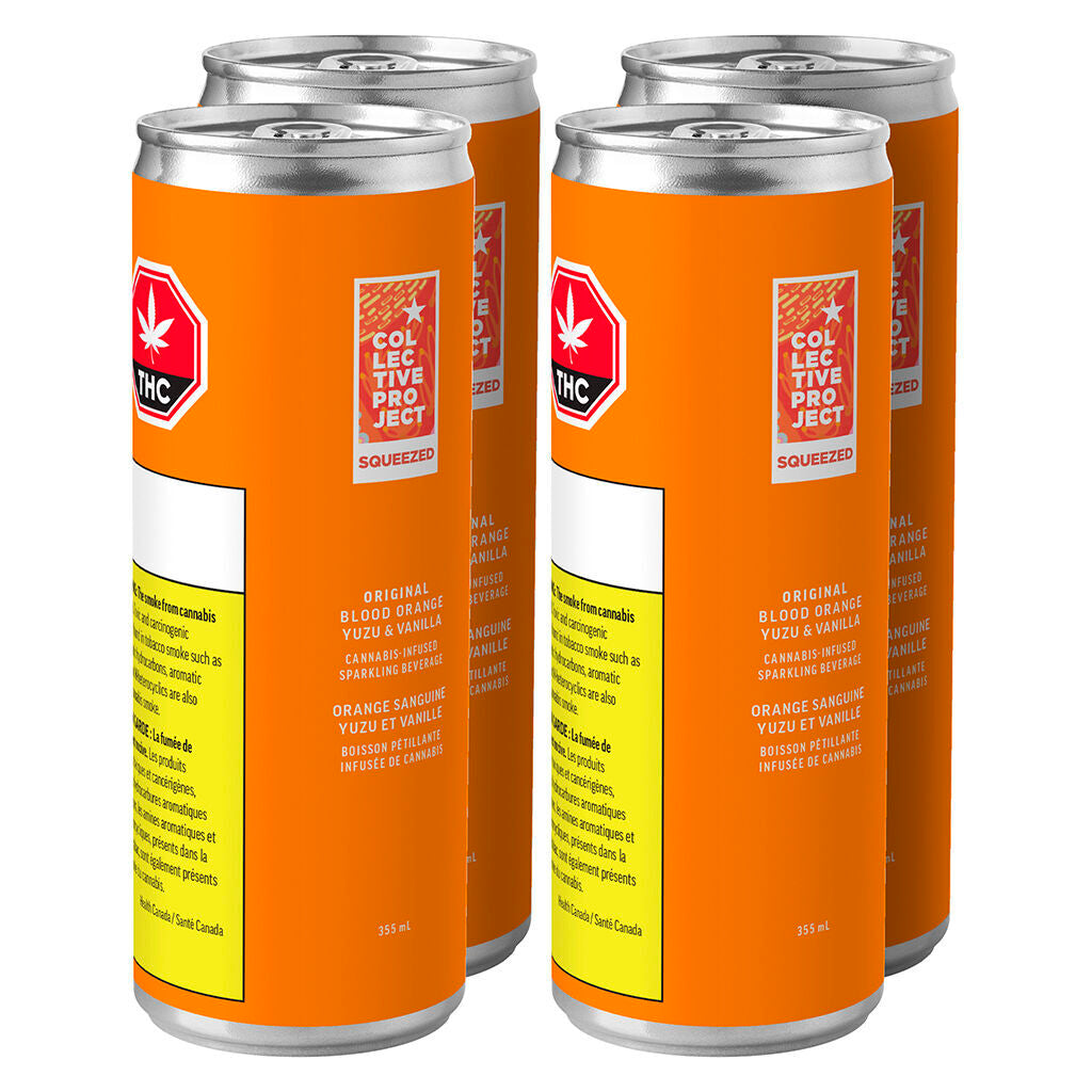 Jus pétillant original Orange sanguine, Yuzu et Vanille