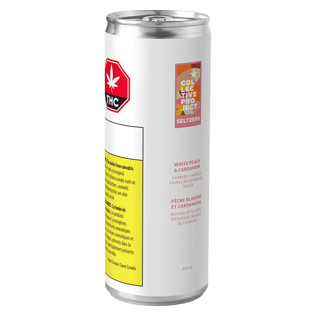White Peach & Cardamom Sparkling Botanical Water - 