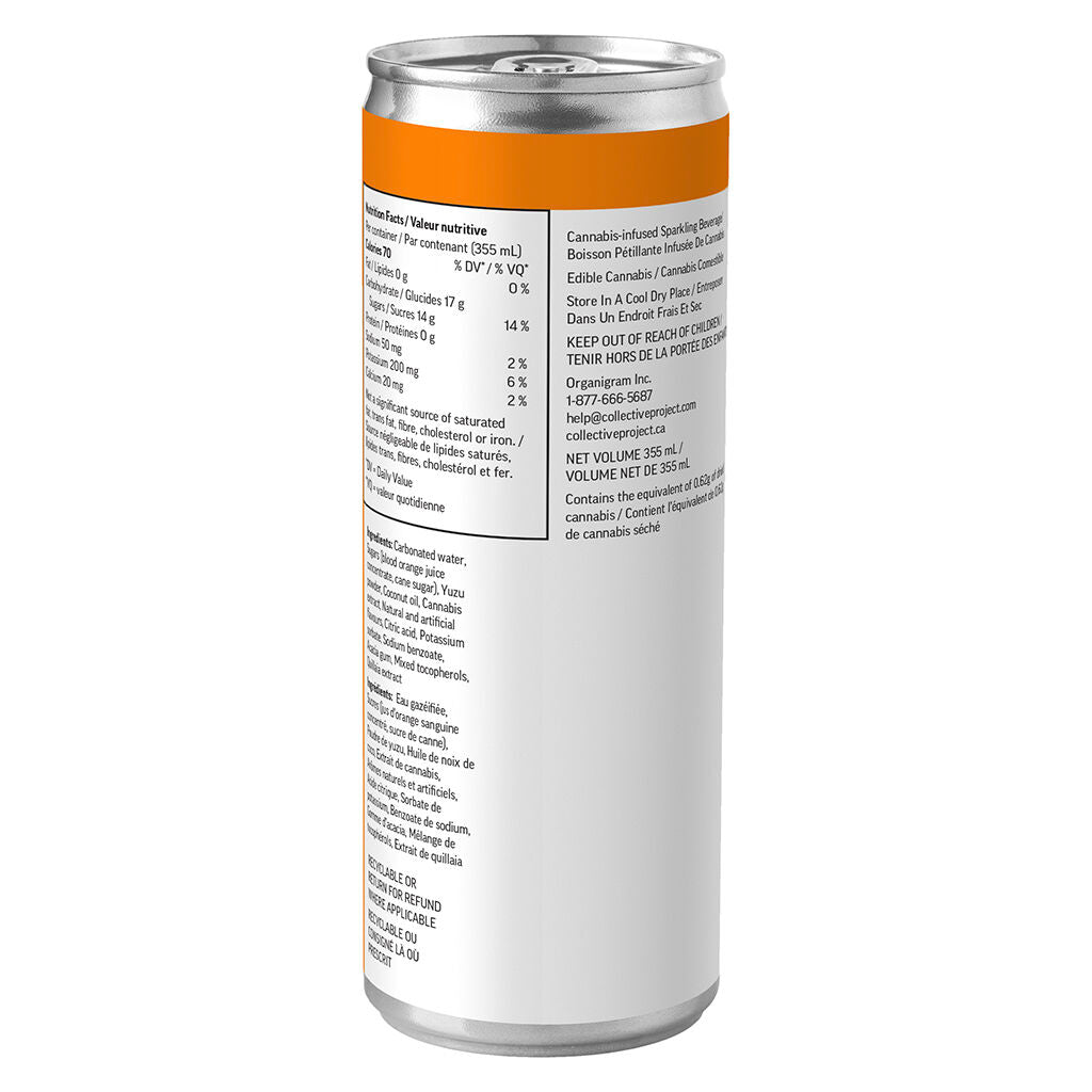 Original Blood Orange Yuzu & Vanilla Sparkling Juice - 