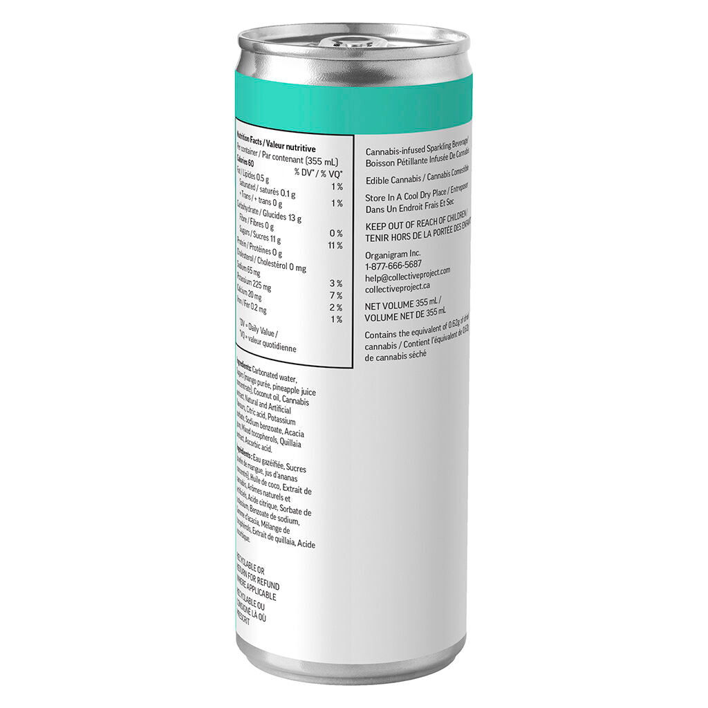 Island Time (Mango Pineapple & Coconut) Sparkling Juice - 