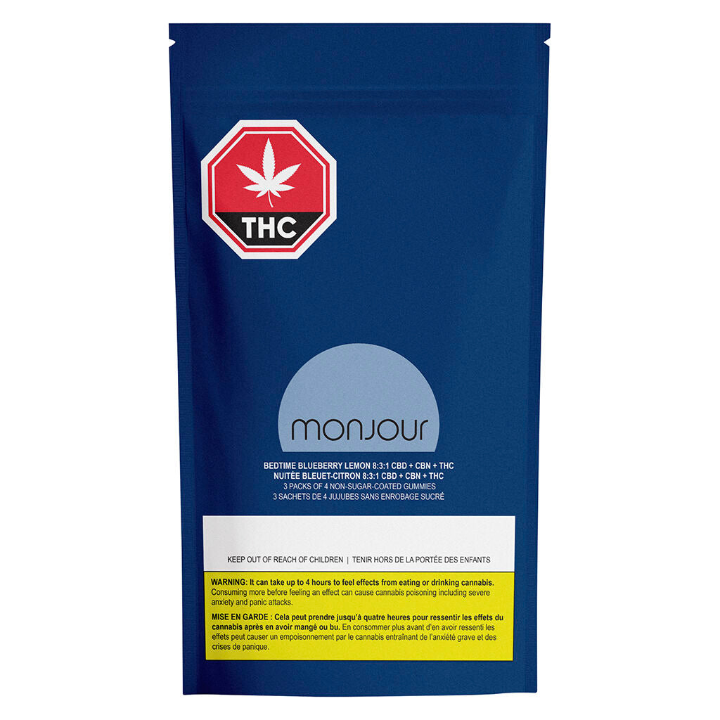 Bedtime Blueberry Lemon Multi-pack CBD:CBN:THC Gummies