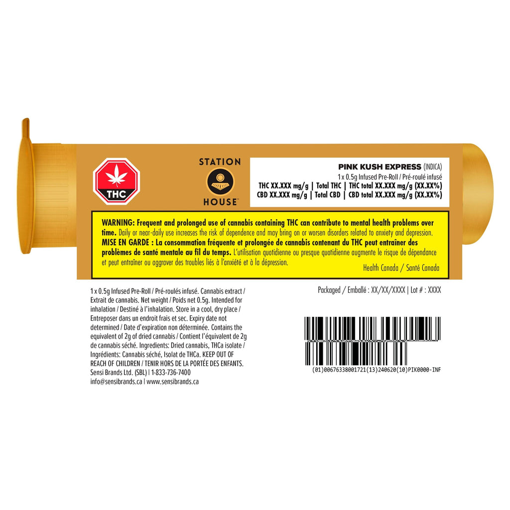 Pink Kush Express Infused Pre-Roll - 