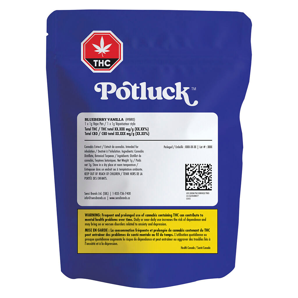 Blueberry Vanilla Disposable Vape - 