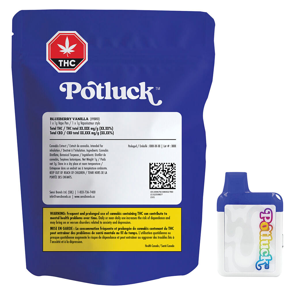 Blueberry Vanilla Disposable Vape - 