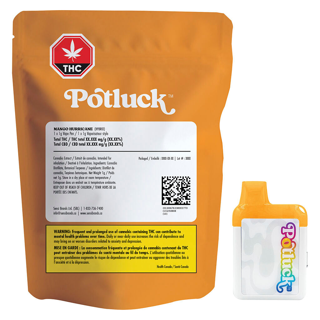 Mango Hurricane Disposable Vape - 