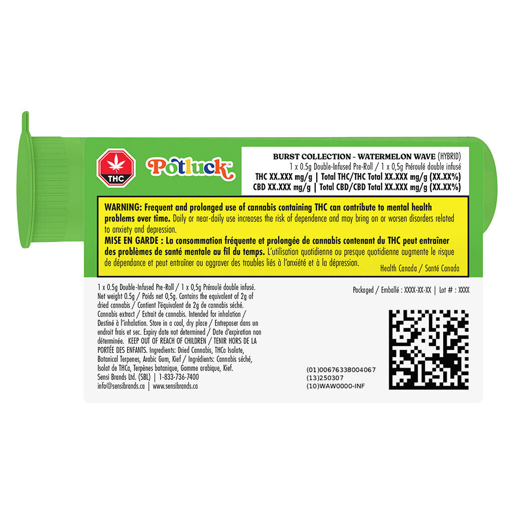 Watermelon Wave Infused Pre-Roll - 
