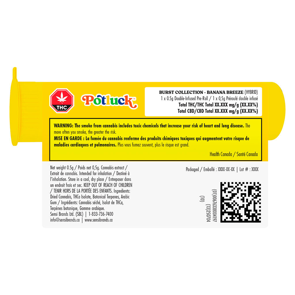 Banana Breeze Infused Pre-Roll - 