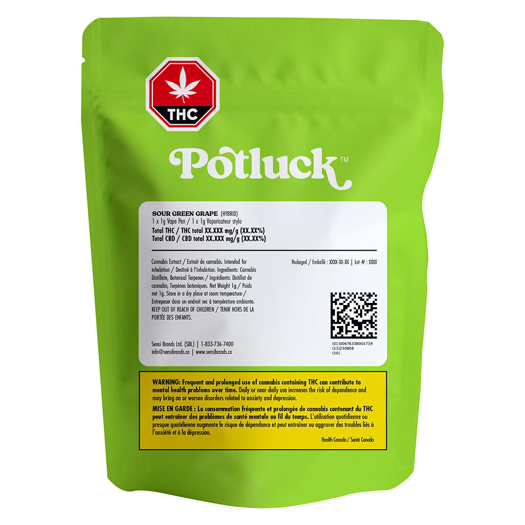 Sour Green Grape Disposable Vape - 