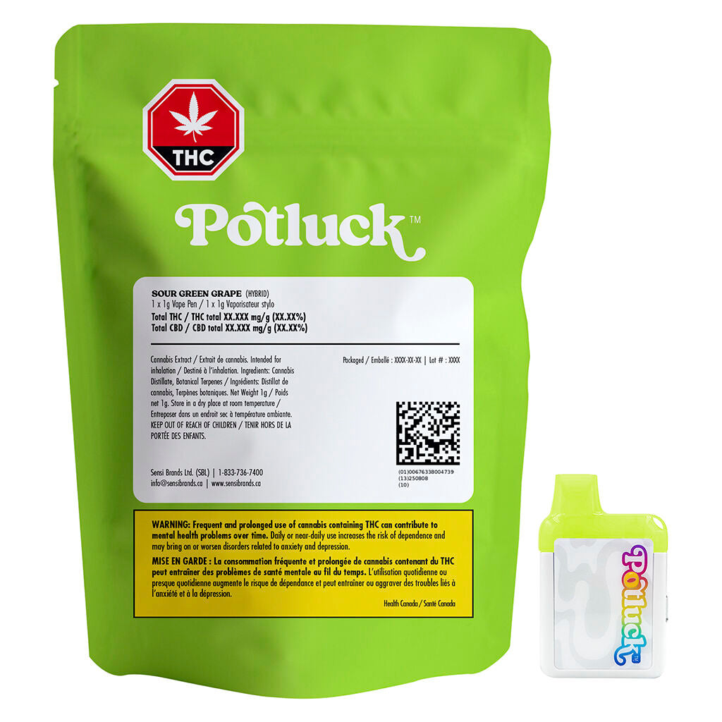 Sour Green Grape Disposable Vape - 