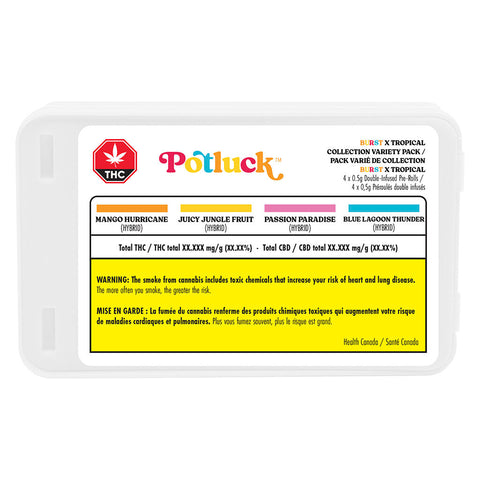 Photo Tropical X Burst Collection Variety Infused Pre-Roll