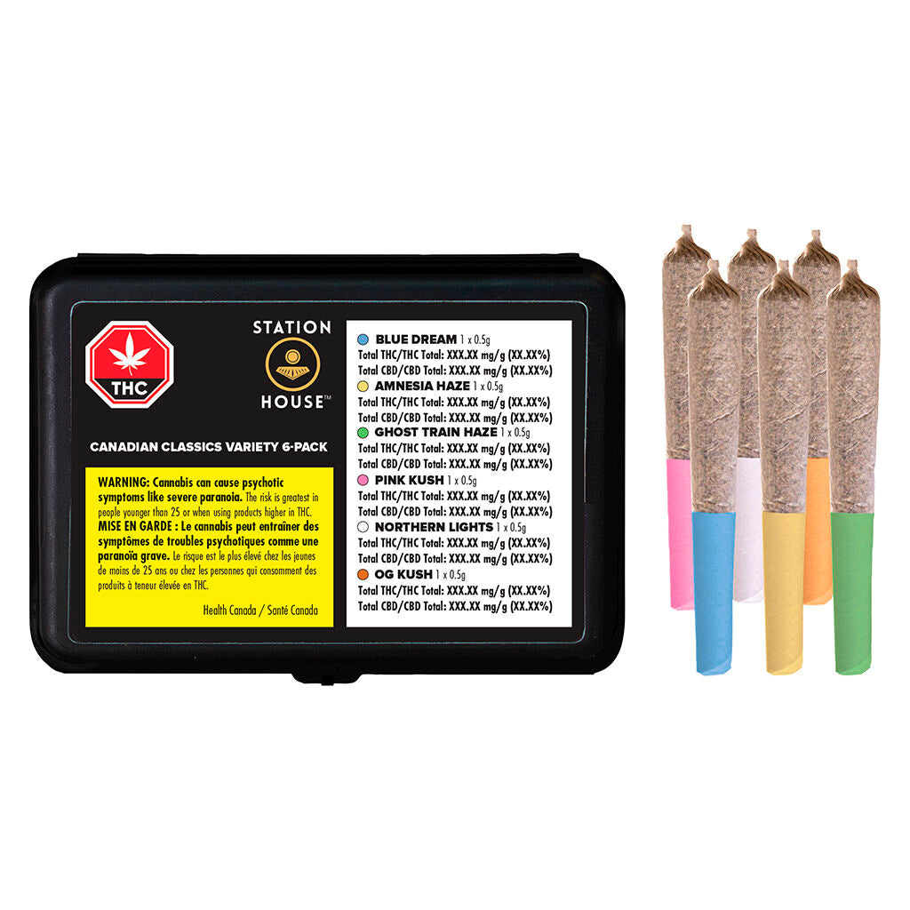 Canadian Classics Variety 6 Pack Pre-Roll - 