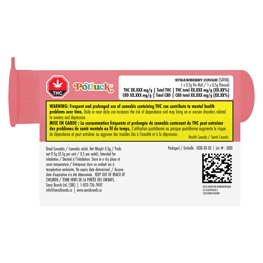 Strawberry Cough Pre-Roll - 
