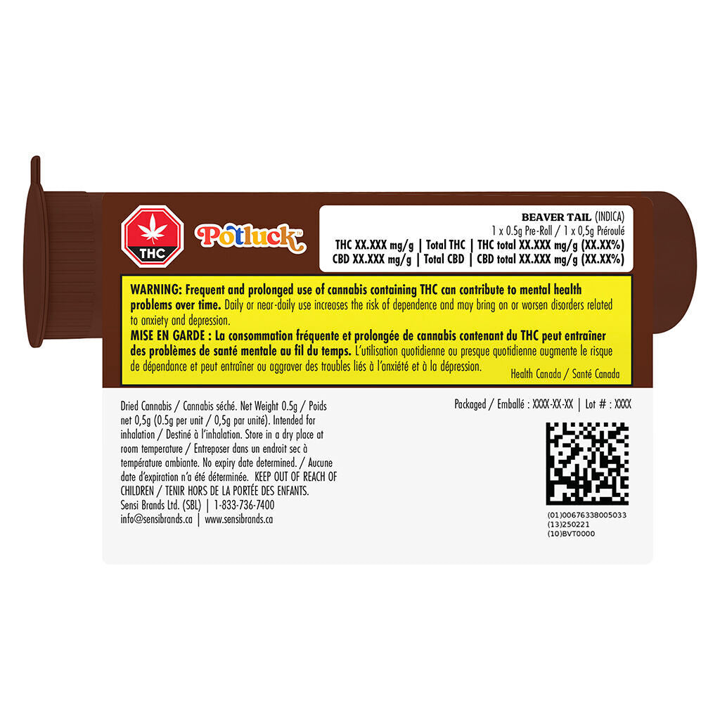 Beaver Tail Pre-Roll - 