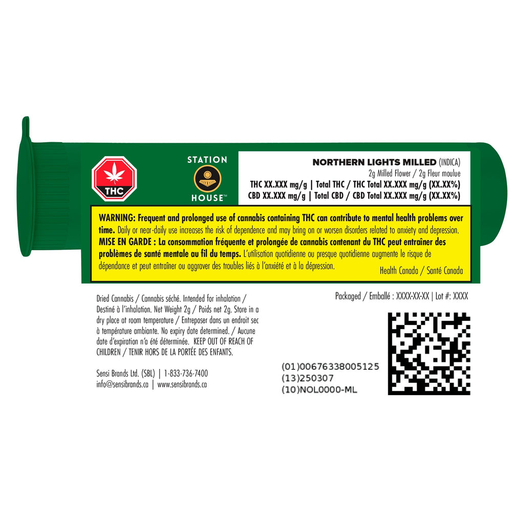 Northern Lights Milled - 