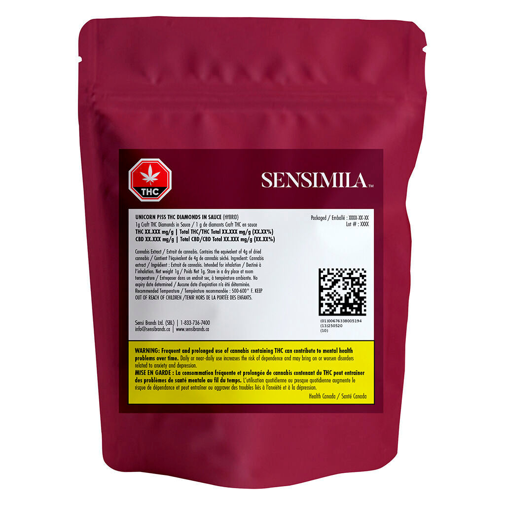 Unicorn Piss THC Diamonds in Sauce - 