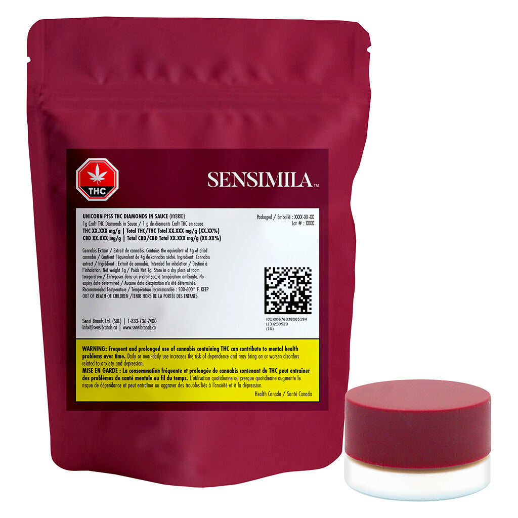 Unicorn Piss THC Diamonds in Sauce - 