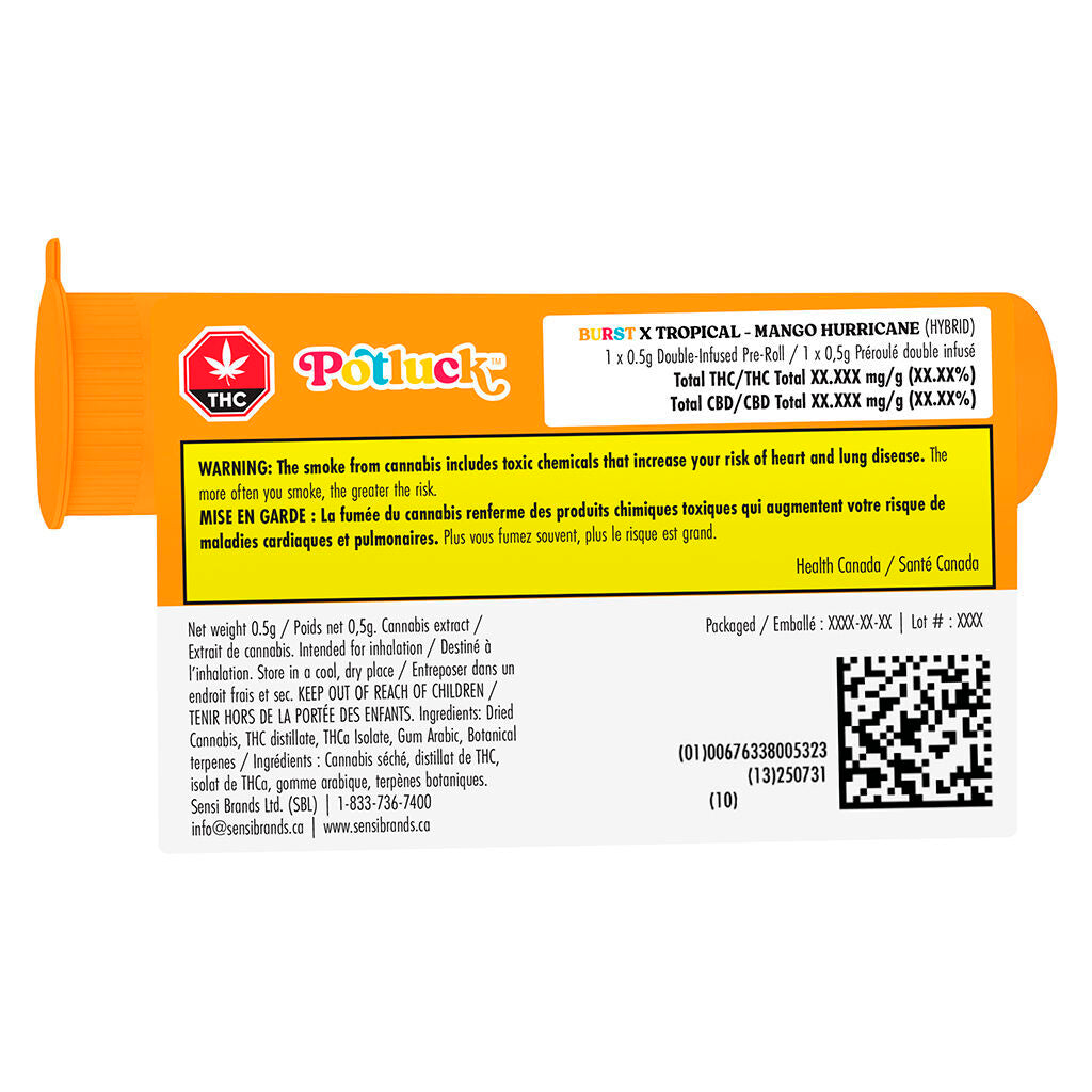 Mango Hurricane Infused Pre-Roll - 