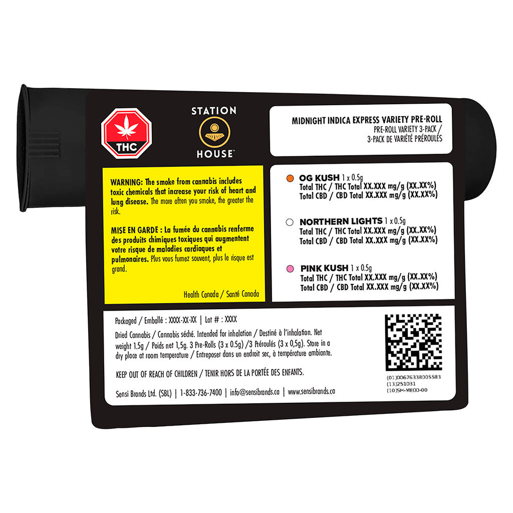 Indica Variety Pre-Roll - 