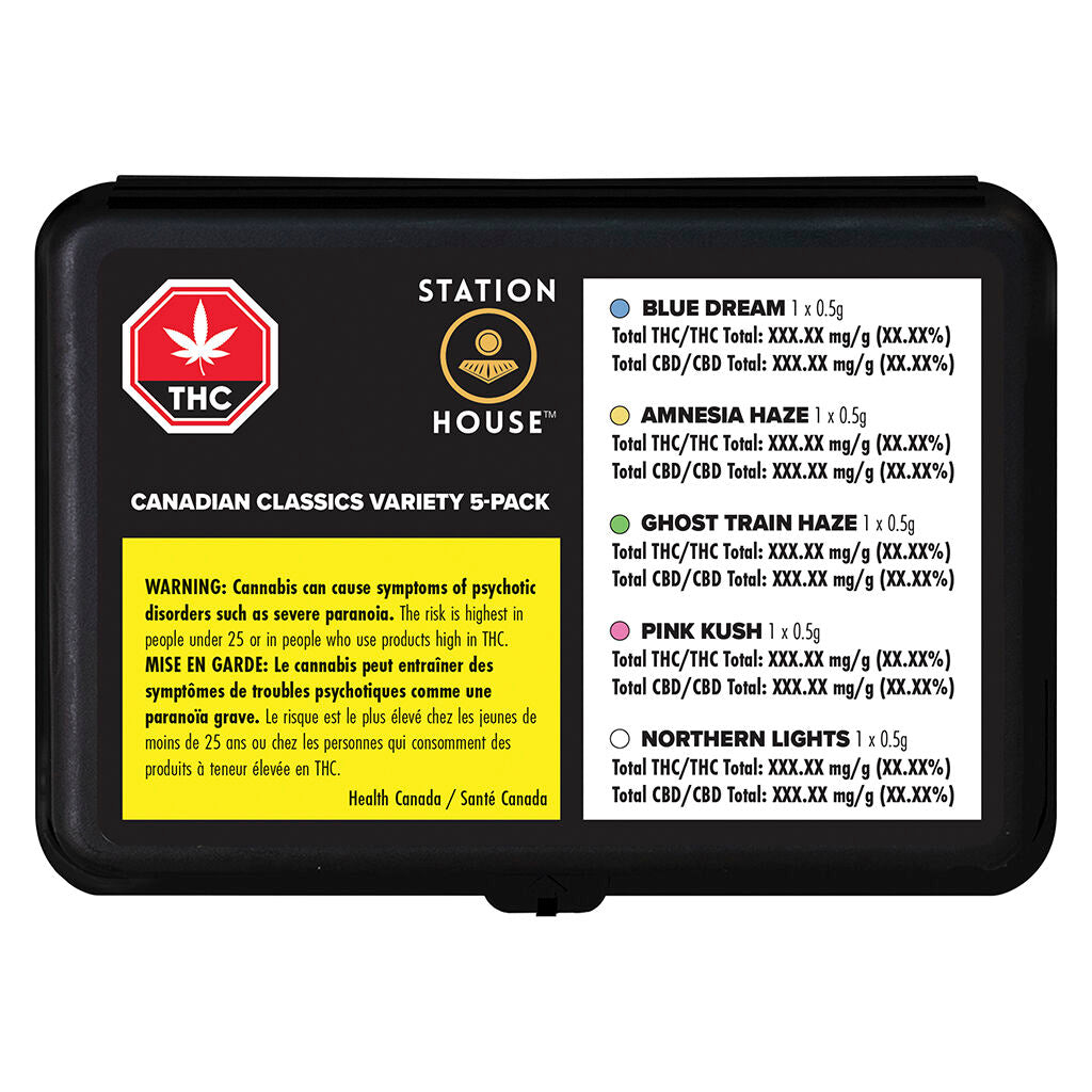 Canadian Classics Variety 5 Pack Pre-Roll