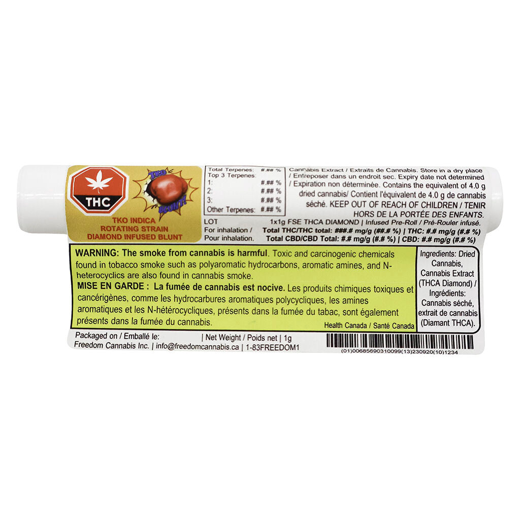 Diamond Infused Blunt Ontario Cannabis Store