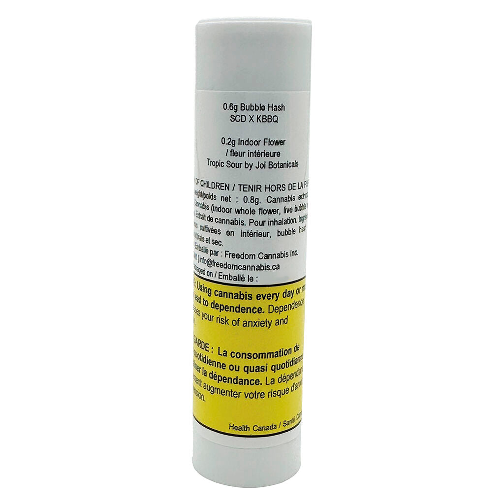 Fuze - Live Bubble Hash Pipe Infused Pre-Roll - 