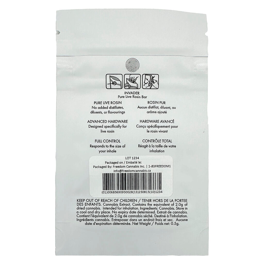 Pure Live Rosin Bar Disposable Vape - 