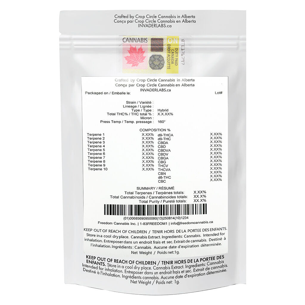 Cold Cure Live Rosin - 