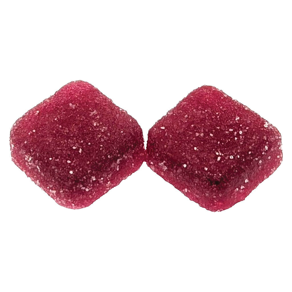Solventless Live Rosin Sour Cherry Gummies - 