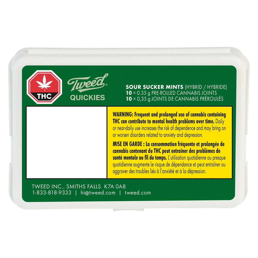 Quickies Sour Sucker Mints Pre-Roll - 