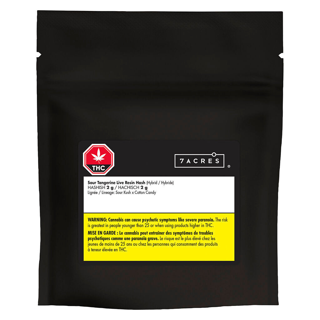 Sour Tangerine Live Resin Hash - 