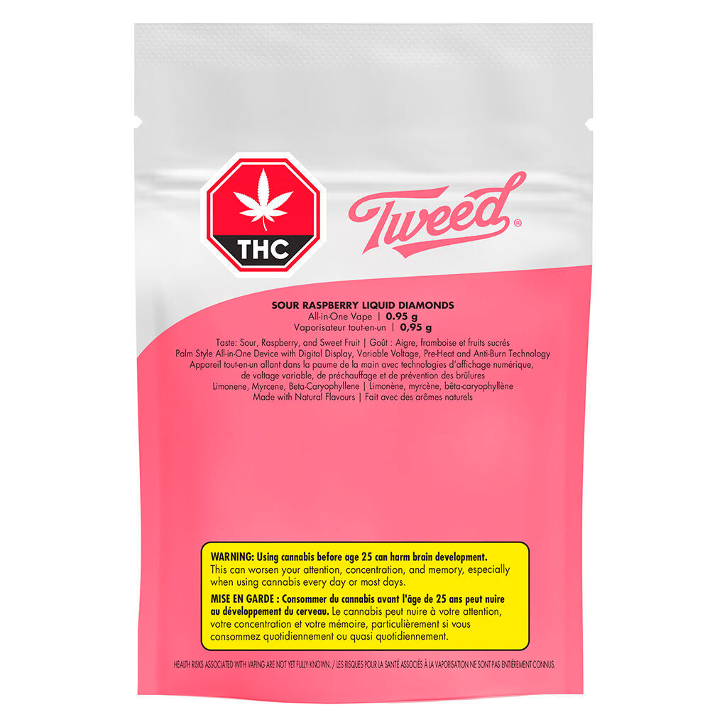Sour Raspberry Liquid Diamonds AIO - 