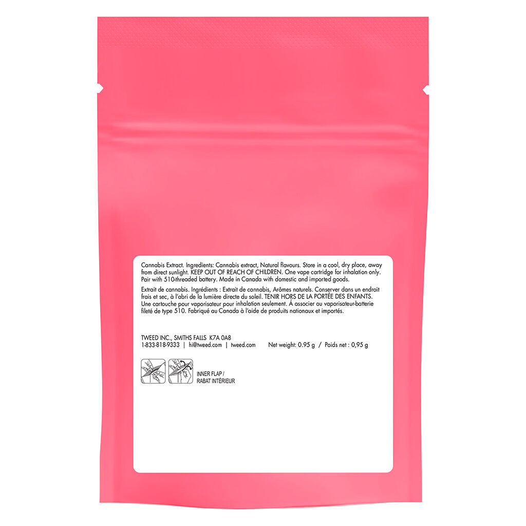 Sour Raspberry Liquid Diamonds 510 Thread Cartridge - 