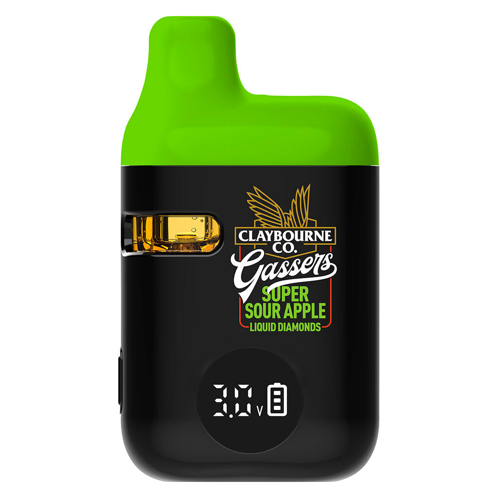Gassers Super Sour Apple Liquid Diamonds AIO - 
