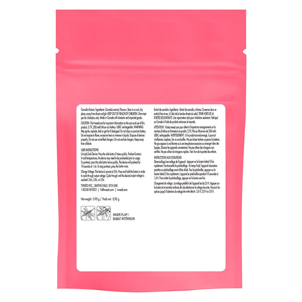 Vaporisateur tout-en-un aux diamants Peach Chauffeur