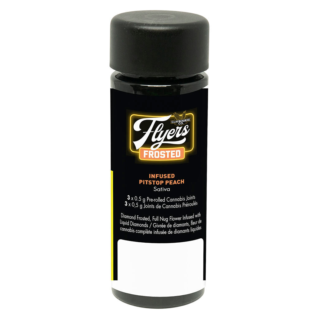 Flyers Frosted Infused Pitstop Peach Infused Pre-Roll - 