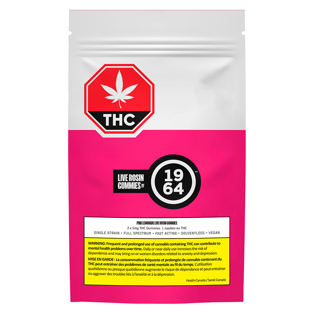 Pink Lemonade Live Rosin Gummies