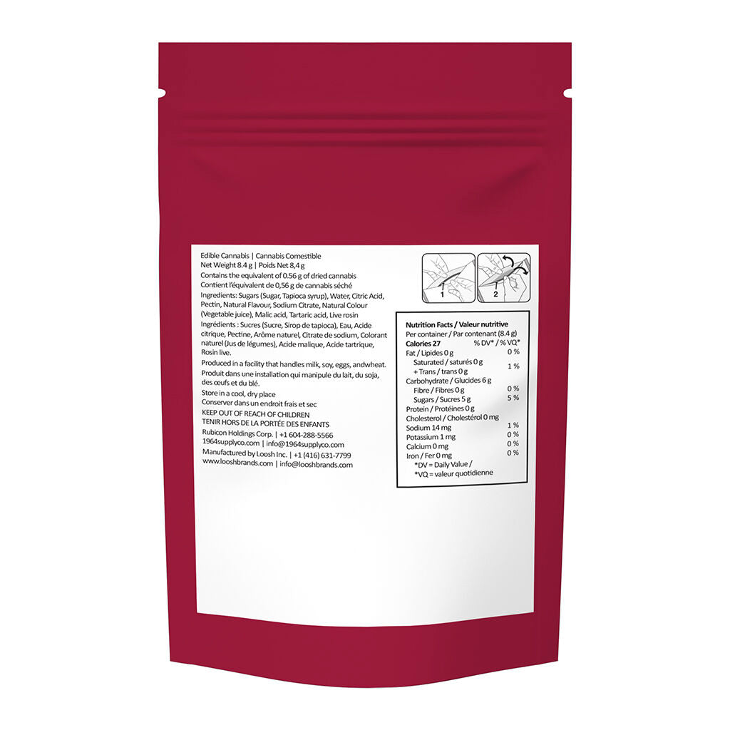 Sour Cherry Live Rosin Gummies - 