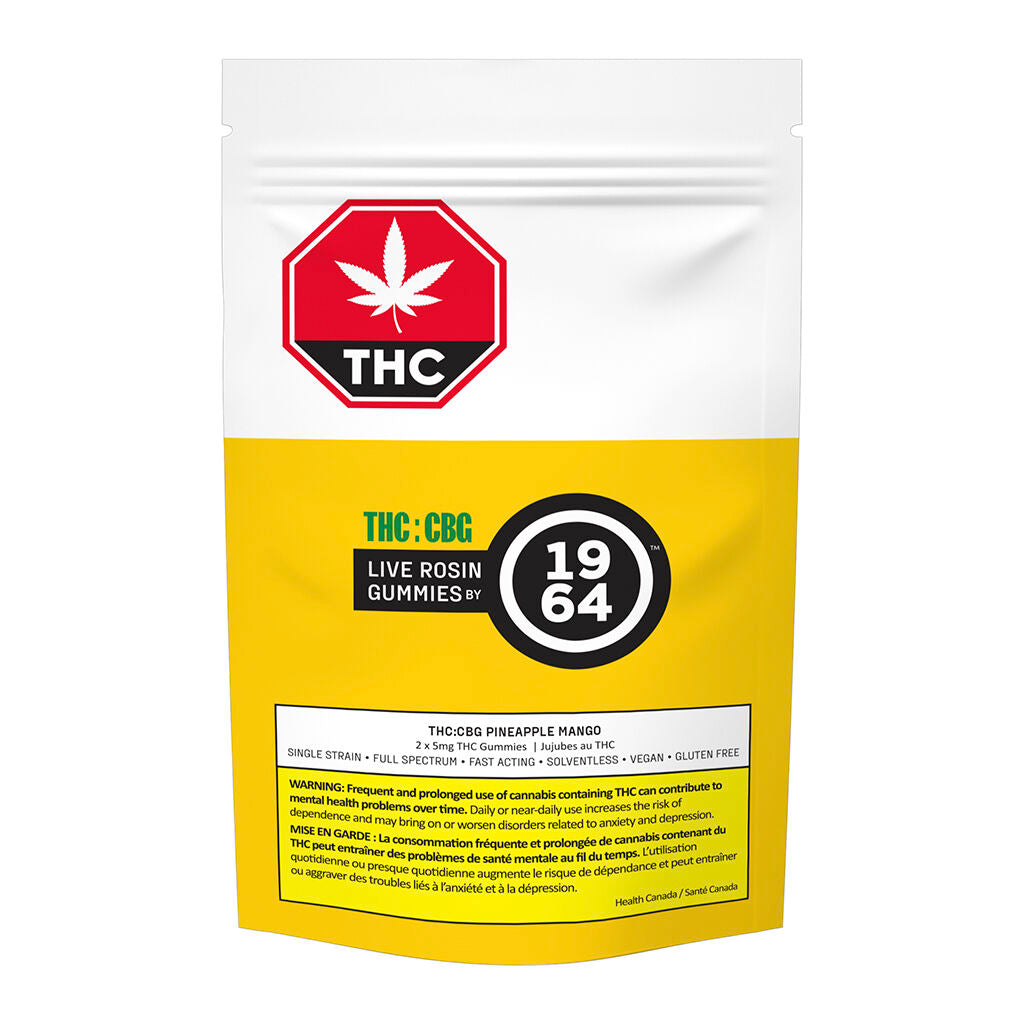 Pineapple Mango THC:CBG Gummies - 