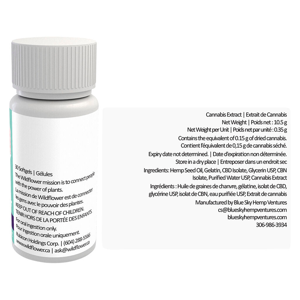 Sweet Dreams CBD + CBN + THC Softgels
